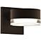 Inside Out REALS 2.5" High Textured Bronze Downlight LED Wall Sconce