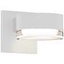 Inside Out REALS 2.5" High Textured White Downlight LED Wall Sconce