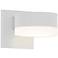 Inside Out REALS 2.5" High Textured White Downlight LED Wall Sconce