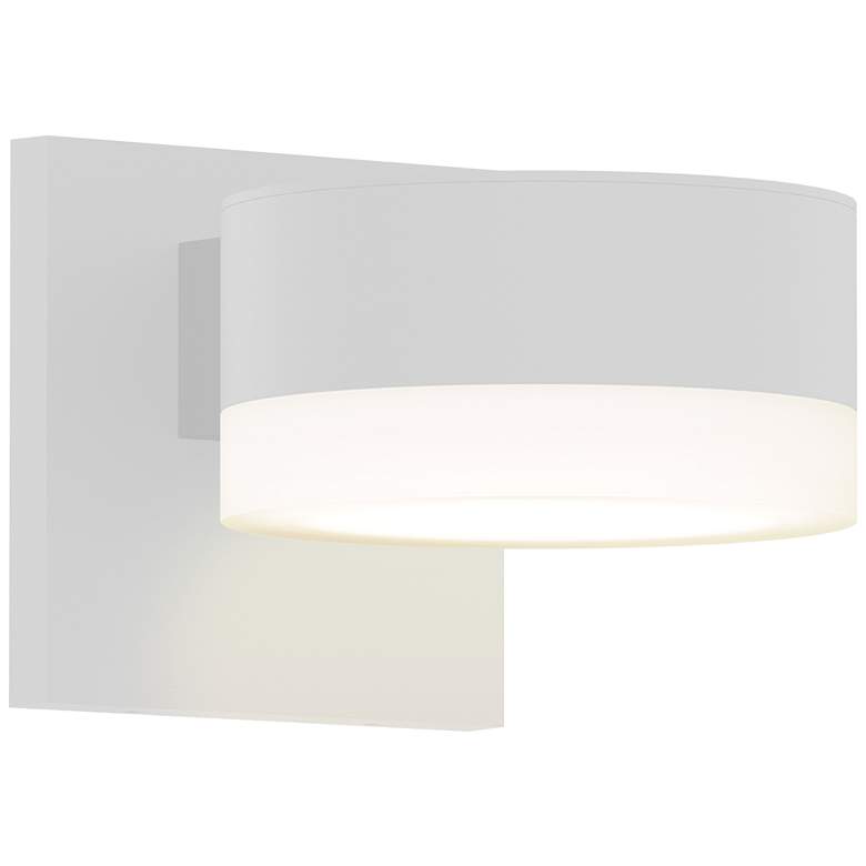 Image 1 Inside Out REALS 2.5" High Textured White Up & Down LED Wall Sconc