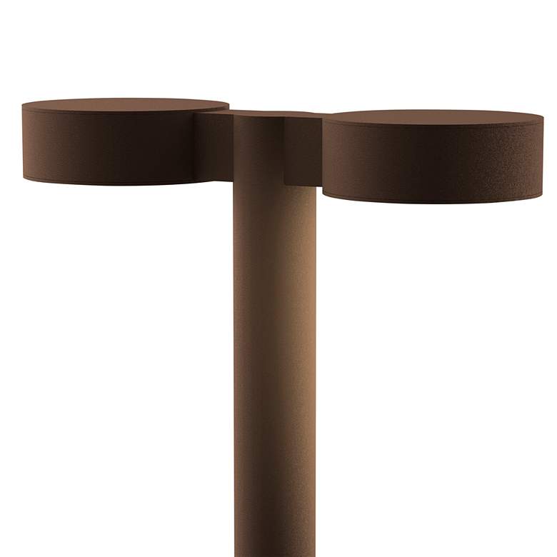 Image 2 Inside Out Reals 22" High Bronze LED Double Bollard Light more views