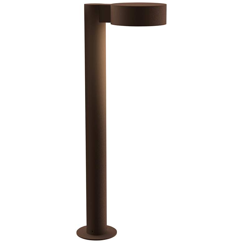 Image 1 Inside Out Reals 22 inch High Textured Bronze LED Bollard Light