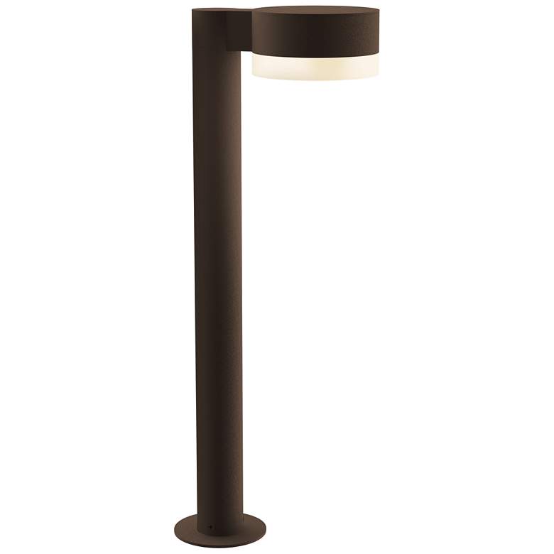 Image 1 Inside Out REALS 22 inch LED Bollard - TB - Plate Cap and White Cylinder