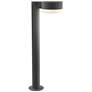 Inside Out REALS 22" LED Bollard - TG - Plate Cap and White Cylinder