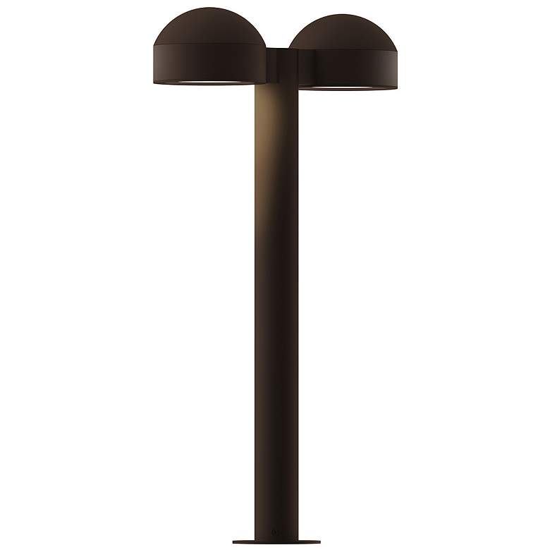 Image 1 Inside Out REALS 22 inch LED Double Bollard - TB - Dome Caps and Plate