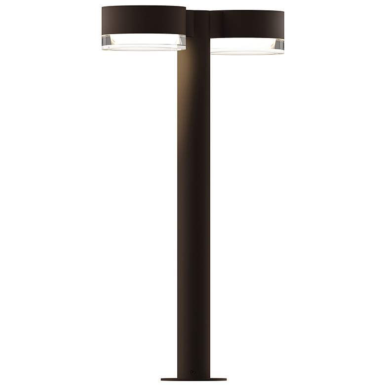 Image 1 Inside Out REALS 22" LED Double Bollard - TB - Plate Caps and Clear Le