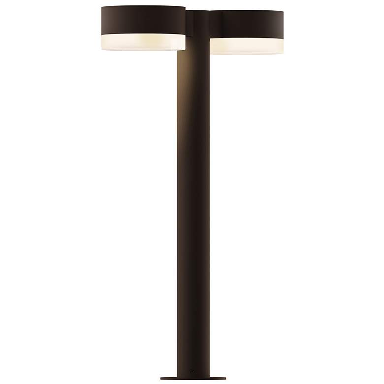 Image 1 Inside Out REALS 22" LED Double Bollard - TB - Plate Caps and White Le