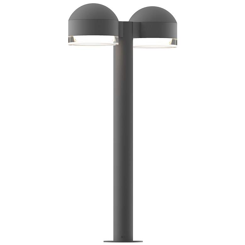 Image 1 Inside Out REALS 22 inch LED Double Bollard - TG - Dome Caps and Clear Cyl