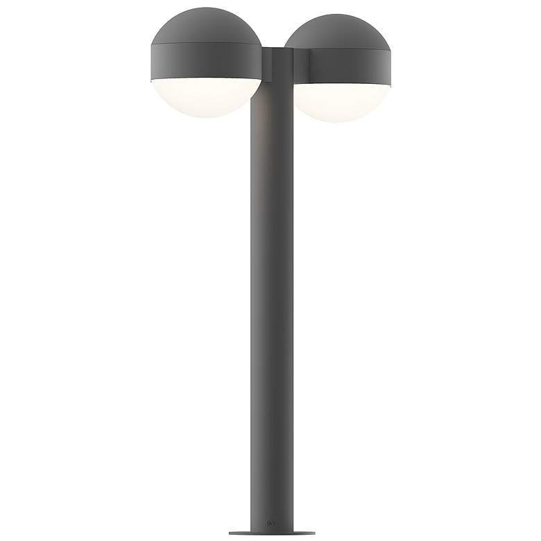 Image 1 Inside Out REALS 22" LED Double Bollard - TG - Dome Caps and Dome
