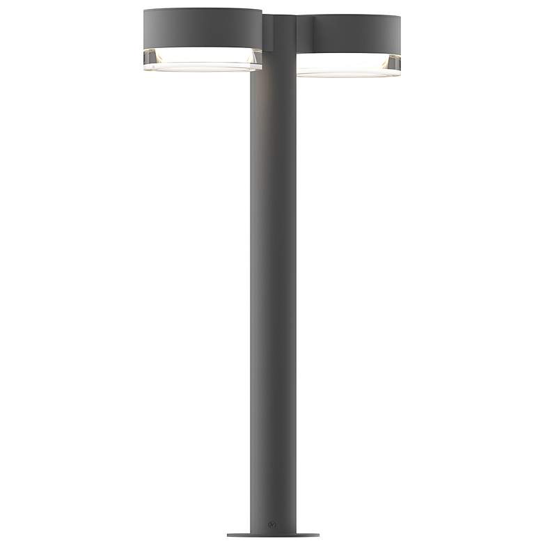 Image 1 Inside Out REALS 22 inch LED Double Bollard - TG - Plate Caps and Clear Le