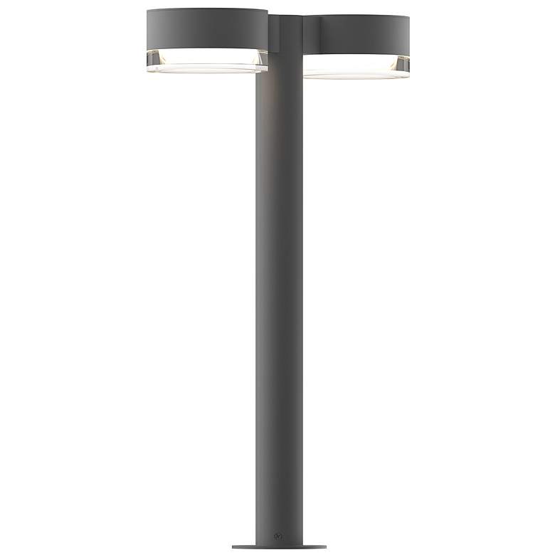 Image 1 Inside Out REALS 22" LED Double Bollard - TG - Plate Caps and Clear Le