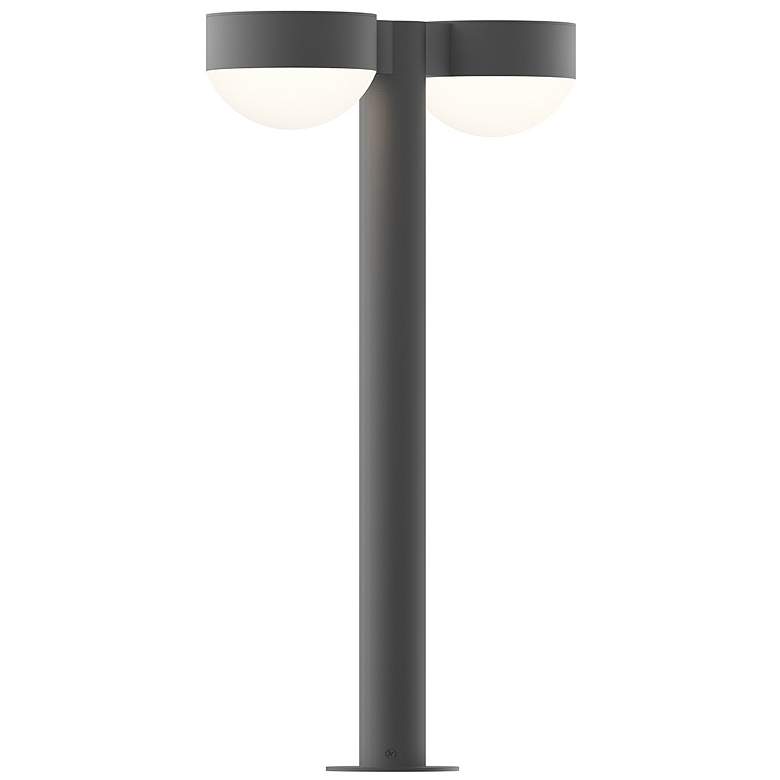 Image 1 Inside Out REALS 22 inch LED Double Bollard - TG - Plate Caps and Dome
