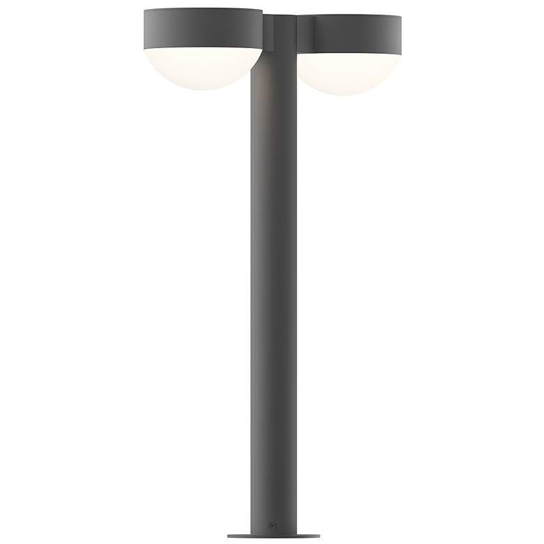 Image 1 Inside Out REALS 22" LED Double Bollard - TG - Plate Caps and Dome