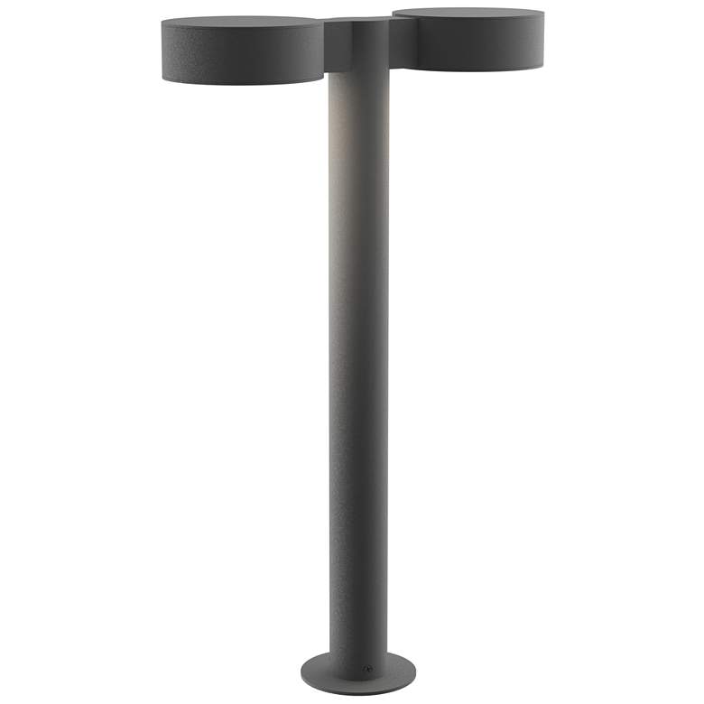 Image 1 Inside Out REALS 22 inch LED Double Bollard - TG - Plate Caps and Plate