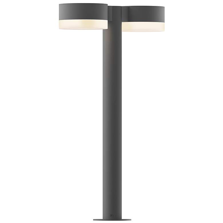 Image 1 Inside Out REALS 22" LED Double Bollard - TG - Plate Caps and White Le