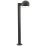 Inside Out REALS 28" LED Bollard - TG - Dome Cap and Clear Cylinder
