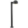 Inside Out REALS 28" LED Bollard - TG - Dome Cap and White Cylinder