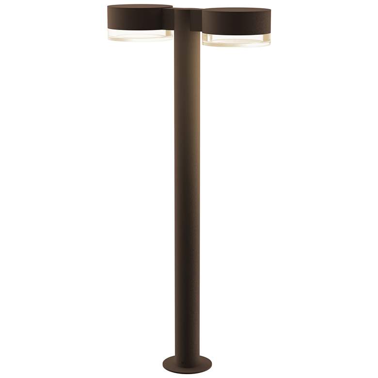 Image 1 Inside Out REALS 28" LED Double Bollard - TB - Plate Caps and Clear Le