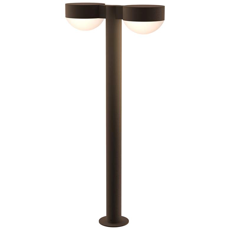Image 1 Inside Out REALS 28" LED Double Bollard - TB - Plate Caps and Dome