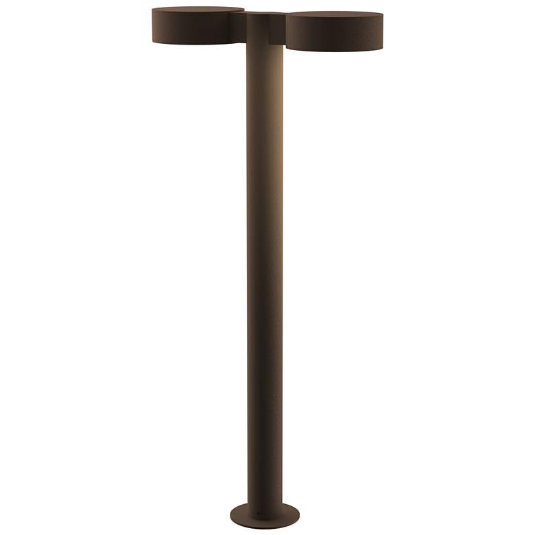Image 1 Inside Out REALS 28" LED Double Bollard - TB - Plate Caps and Plate