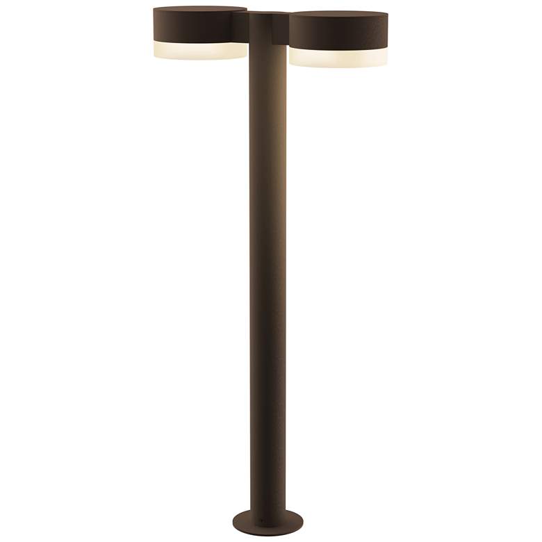 Image 1 Inside Out REALS 28" LED Double Bollard - TB - Plate Caps and White Le