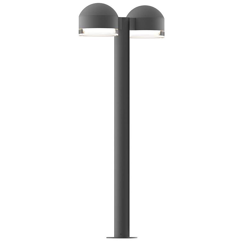 Image 1 Inside Out REALS 28" LED Double Bollard - TG - Dome Caps and Clear Cyl