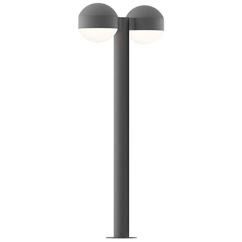 Image 1 Inside Out REALS 28" LED Double Bollard - TG - Dome Caps and Dome