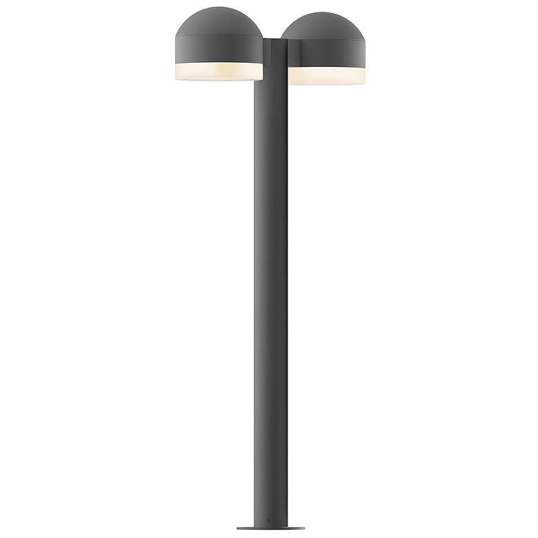 Image 1 Inside Out REALS 28" LED Double Bollard - TG - Dome Caps and White Cyl