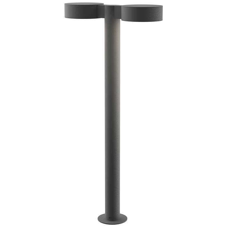 Image 1 Inside Out REALS 28" LED Double Bollard - TG - Plate Caps and Plate