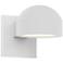 Inside Out REALS 3.25" High Textured White Downlight LED Wall Sconce