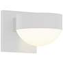 Inside Out REALS 3.25" High Textured White Downlight LED Wall Sconce