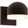 Inside Out REALS 4" High Textured Bronze Downlight LED Wall Sconce
