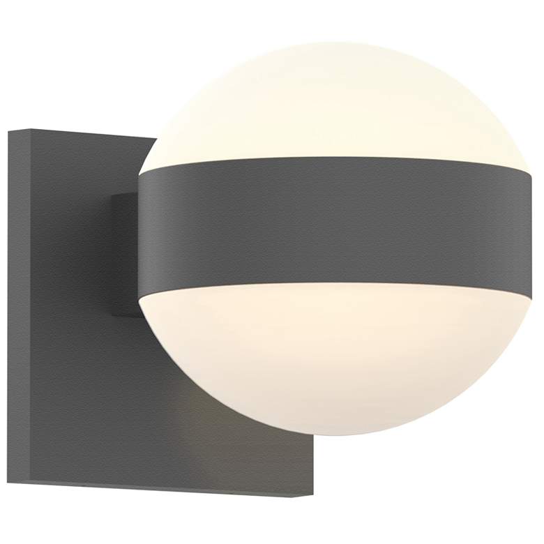 Image 1 Inside Out REALS 5" High Textured Gray Up & Down LED Wall Sconce