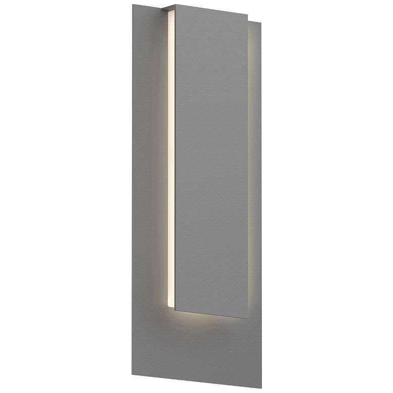 Image 1 Inside Out Reveal Tall 19" High Textured Gray LED Wall Sconce
