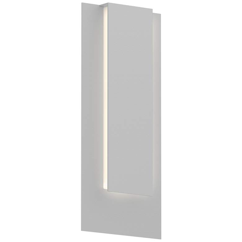 Image 1 Inside Out Reveal Tall 19" High Textured White LED Wall Sconce