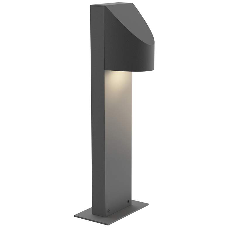 Image 1 Inside Out Shear 16 inch LED Bollard - Textured Gray