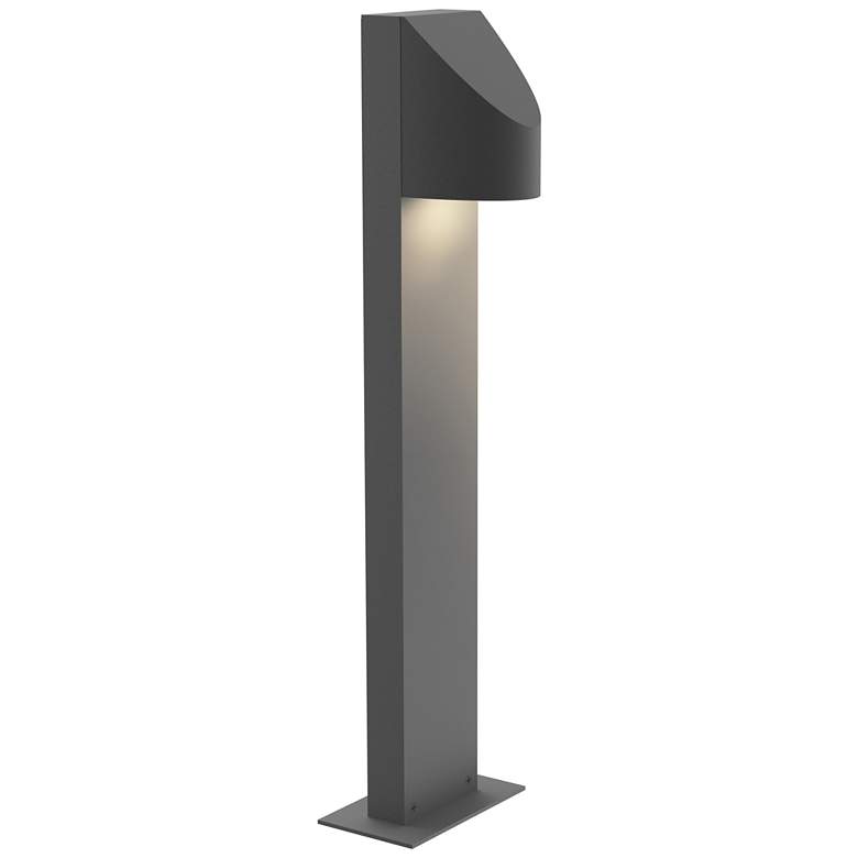 Image 1 Inside Out Shear 22 inch LED Bollard - Textured Gray