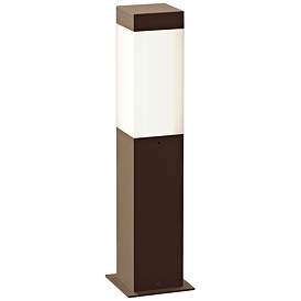 Image1 of Inside Out Square Column 16"H Textured Bronze LED Bollard