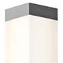 Inside Out Square Column&#8482; 19 1/2" High Gray LED Wall Light