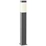 Thumbnail1 of Inside Out Square Column 28"H Textured Gray LED Bollard