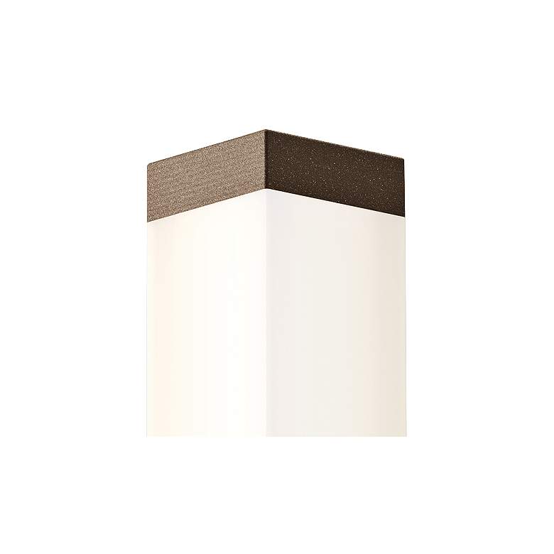 Image 2 Inside Out Square Column&trade; 19 1/2 inchH Bronze LED Wall Light more views