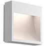Inside Out Square Curve&trade; 7"H White LED Outdoor Wall Light