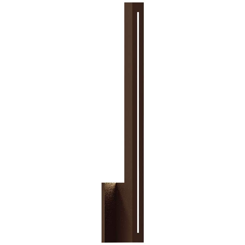 Image 1 Inside Out Stripe™ 24" High Bronze LED Outdoor Wall Light