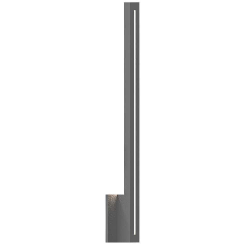 Image 1 Inside Out Stripe™ 30" High Gray LED Outdoor Wall Light