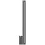Inside Out Stripe&trade; 30" High Gray LED Outdoor Wall Light