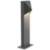 Inside Out Triform Compact 16" LED Bollard - Textured Gray