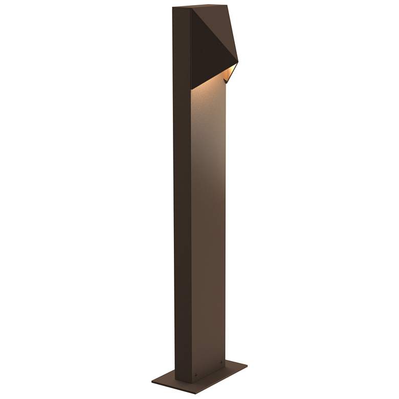 Image 1 Inside Out Triform Compact 22" LED Bollard - Textured Bronze
