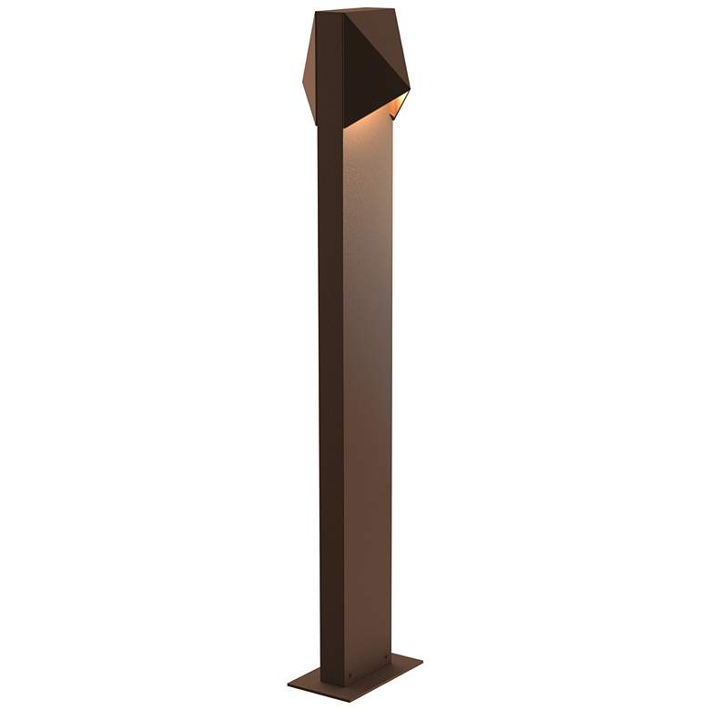 Image 1 Inside Out Triform Compact 28" High Bronze LED Bollard Light