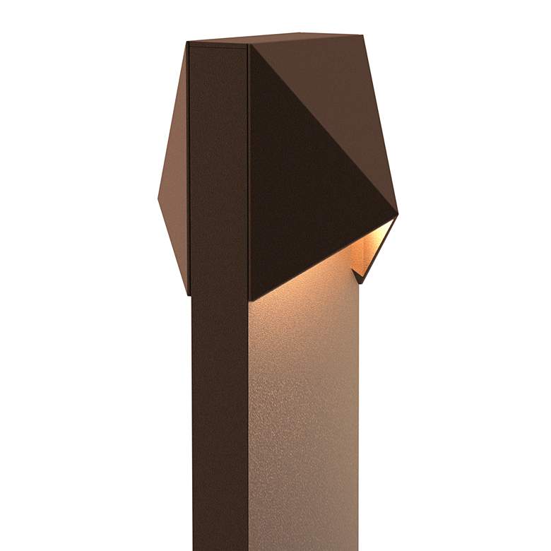 Image 2 Inside Out Triform Compact 28" High Bronze LED Bollard Light more views