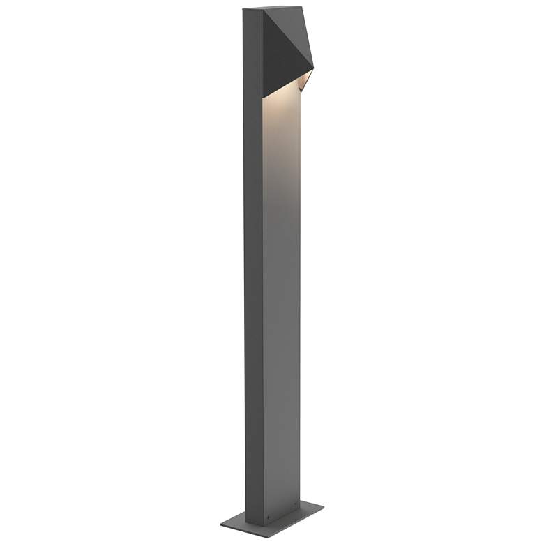Image 1 Inside Out Triform Compact 28 inch High Gray LED Bollard Light